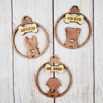 Dog Breed Personalized Ornament - 17 Options