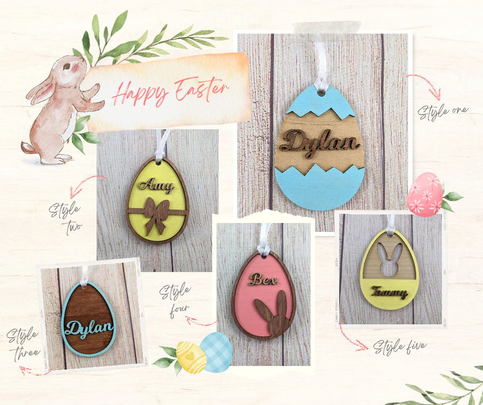 Easter Basket Name Tags