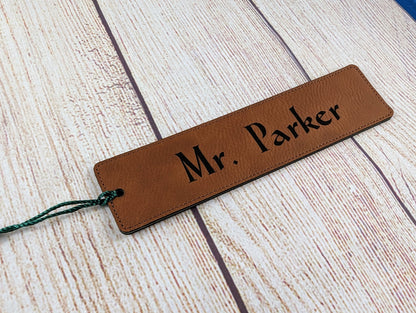 Custom Name/Text Bookmark - 15 Colour Options