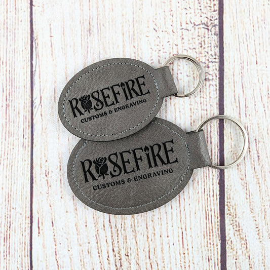 Oval Logo Keychain (Bulk) - 14 Colour Options