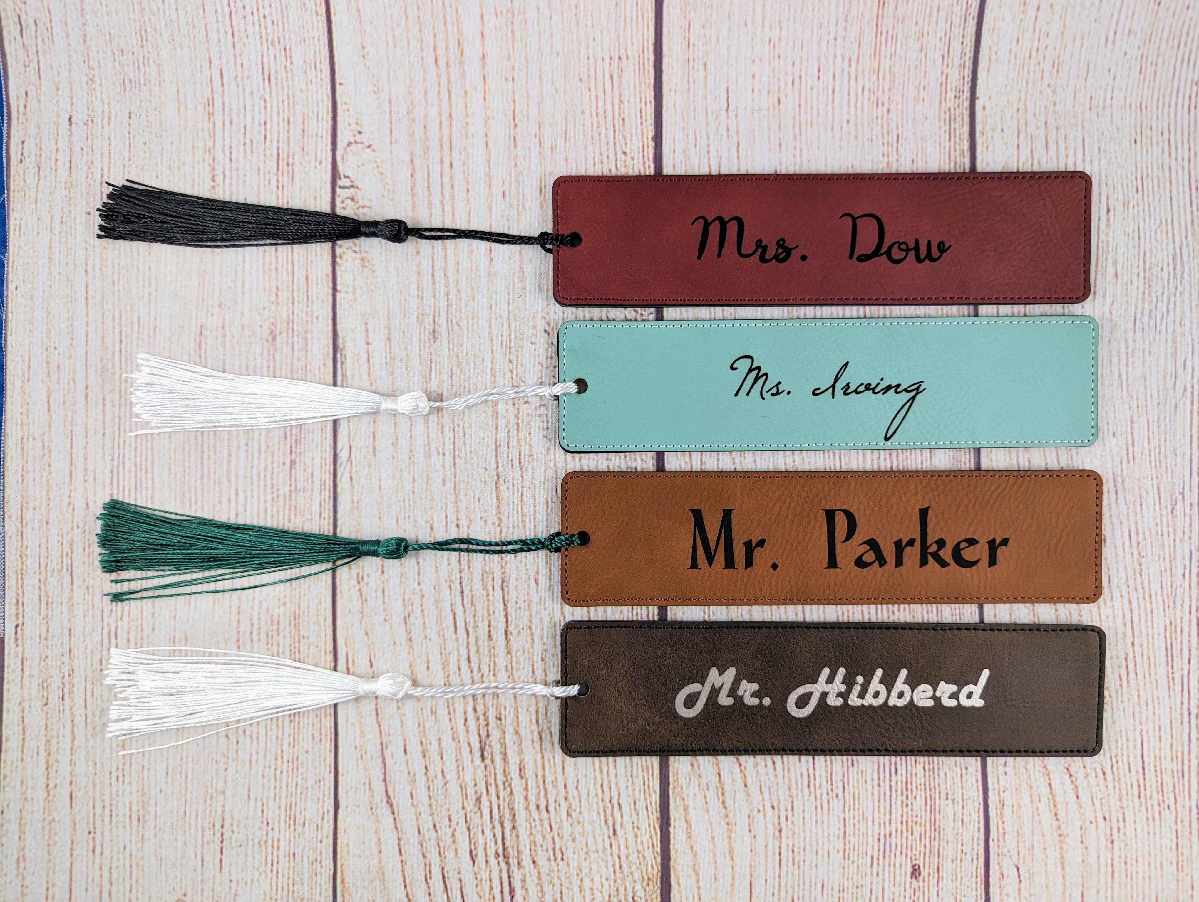 Custom Name/Text Bookmark - 15 Colour Options – Rosefire Customs ...